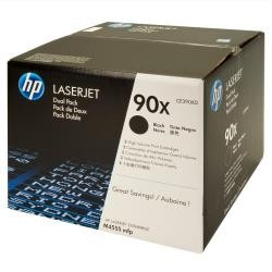 HP Confezione da 2 cartucce originali di Toner nero ad alta capacità LaserJet HP 90X