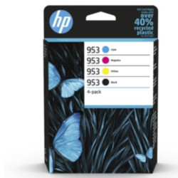 HP Confezione da 4 cartucce di inchiostro nero, ciano, magenta, giallo originali HP 953