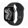 APPLE WATCH SERIES 11 GPS + CELLULAR 42MM JET BLACK ALUMINIUN CASE WITH BLACK SPORT BAND S/M MF