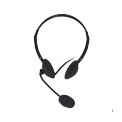 CUFFIA CON MICROFONO ORIENTABILE CON CONNETTORE USB (LKHS01)