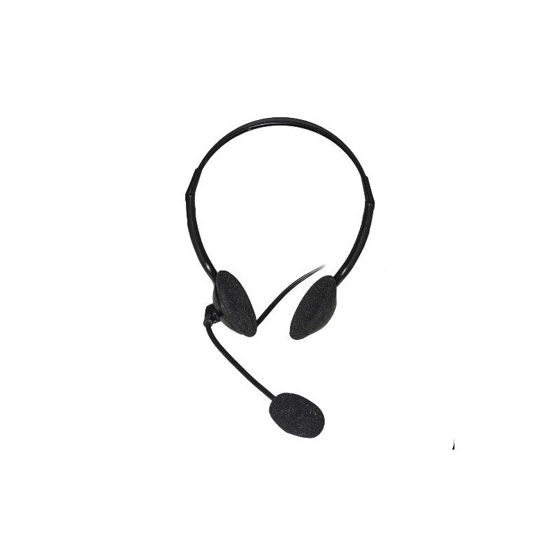 CUFFIA CON MICROFONO ORIENTABILE CON CONNETTORE USB (LKHS01)