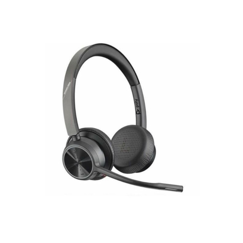 HP Poly Cuffie Poly Voyager 4320 USB-C certificate per Microsoft Teams + dongle BT700
