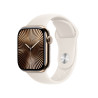 Apple Watch Series 10 Serie 10 GPS + Cellular 42mm Cassa in Titanio color Oro con Galassia Sport Band - M L