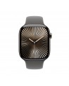 Apple Watch Series 10 Serie 10 GPS + Cellular 46mm Cassa in Titanio con Stone Grey Sport Band - M L