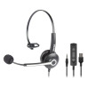 HHEADM-UJM  RENOVA CUFFIA MONOAURALE CON MIC. - COMBO USB E JACK 3.5mm + TELECOMANDO (HHEA