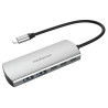 Mediacom MD-C324 hub di interfaccia USB 2.0 Type-C 5000 Mbit s Alluminio