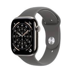 APPLE WATCH SERIES 11 GPS + CELLULAR 46MM NATURAL TITANIUM CASE WITH STONE GREY SPORT BAND S/M