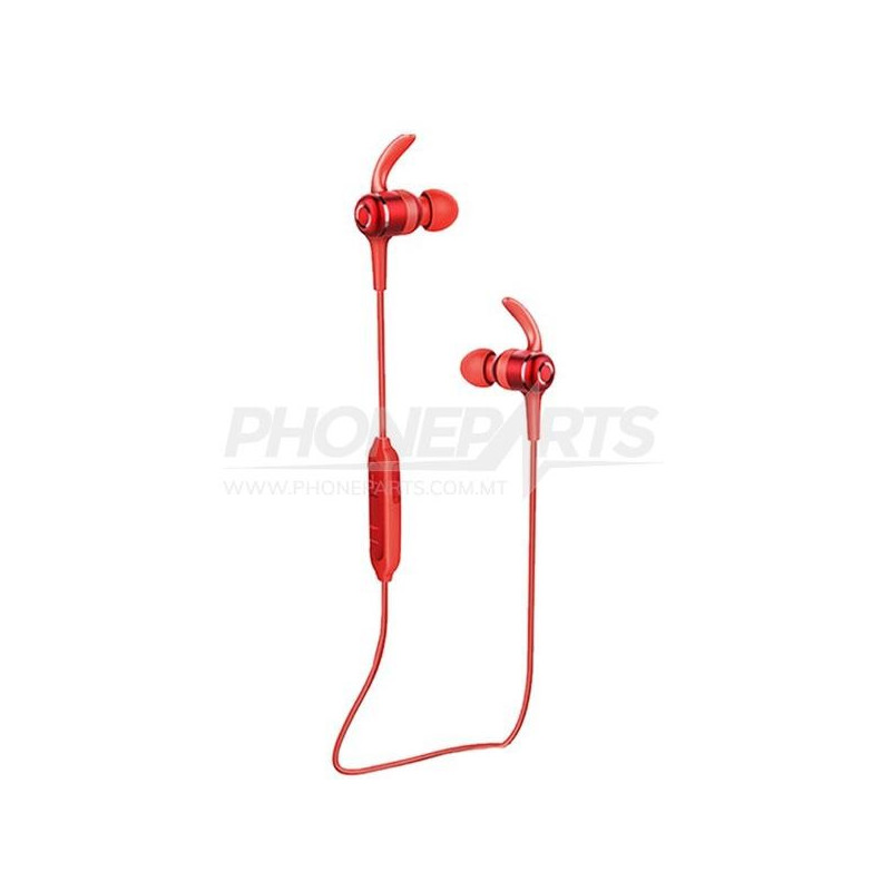Rock - Cuffiette Bluetooth con Microfono Sportive - rosso (RAU0574)
