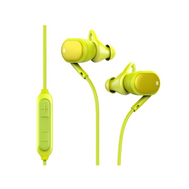 Rock - Cuffiette Bluetooth con Microfono Sportive- Giallo (RAU0569YL)