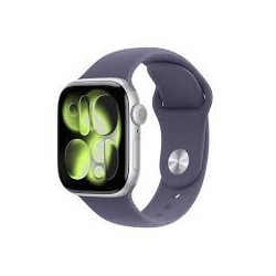 APPLE WATCH SERIES 11 GPS + CELLULAR 42MM SILVER ALUMINIUN CASE WITH PURPLE FOG SPORT BAND S/M