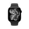 Apple Watch Series 11 GPS 46mm Cassa Alluminio Jet Black con Sport Band Nero - S M