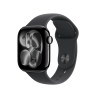 Apple Watch Series 11 GPS + Cellular 42mm Cassa Alluminio Jet Black con Sport Band Nero - S M
