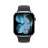 Apple Watch Series 11 GPS 46mm Cassa Alluminio Grigio Siderale con Sport Band Nero - S M