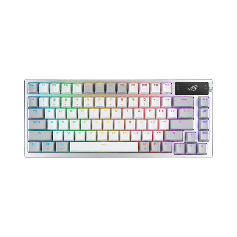 ASUS ROG Azoth tastiera Gaming USB + RF Wireless + Bluetooth QWERTY Italiano Bianco