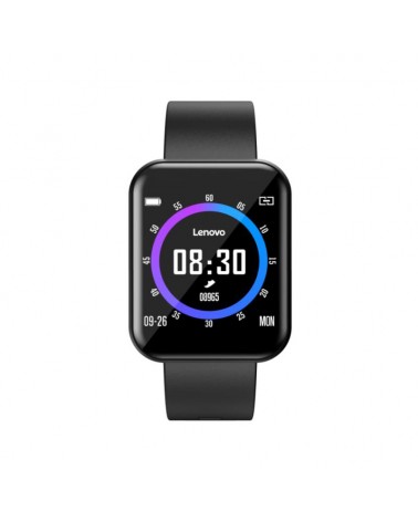 Lenovo E1 PRO Smartwatch sports enthusiasts 8 Sports Modes, Full Touch, 25 days, Heart Rate (Black i