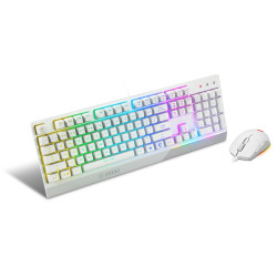 MSI Vigor GK30 Combo White tastiera Mouse incluso Gaming USB QWERTY Italiano Bianco