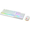 MSI Vigor GK30 Combo White tastiera Mouse incluso Gaming USB QWERTY Italiano Bianco