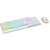 MSI Vigor GK30 Combo White tastiera Mouse incluso Gaming USB QWERTY Italiano Bianco