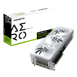 GIGABYTE GeForce RTX 5070 Ti AERO OC 16G Scheda Grafica - 16GB GDDR7, 256 bit, PCI-E 5.0, 2588 MHz Core Clock, 3 x DP 2.1a, 1 x