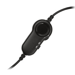Logitech 981-000589 cuffia e auricolare Cablato A Padiglione Ufficio Nero