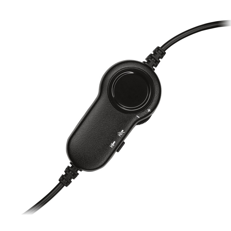 Logitech 981-000589 cuffia e auricolare Cablato A Padiglione Ufficio Nero