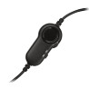 Logitech 981-000589 cuffia e auricolare Cablato A Padiglione Ufficio Nero