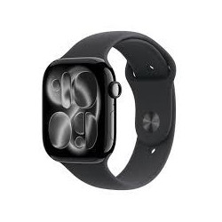 APPLE WATCH SERIES 11 GPS + CELLULAR 46MM SPACE GREY ALUMINIUN CASE WITH BLACK SPORT BAND S/M M