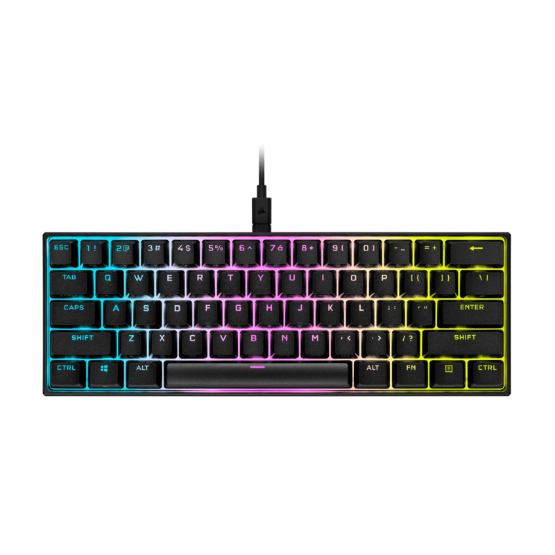 Corsair K65 RGB MINI tastiera Gaming USB QWERTY Inglese Nero