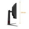 AOC G4 CU34G4Z Monitor PC 86,4 cm (34") 3440 x 1440 Pixel Wide Quad HD LED Nero, Rosso
