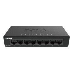 D-Link DGS-108GL Non gestito Gigabit Ethernet (10 100 1000) Nero