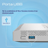 Keenetic Skipper DSL (KN-2112) router wireless Gigabit Ethernet Dual-band (2.4 GHz 5 GHz) Grigio, Bianco