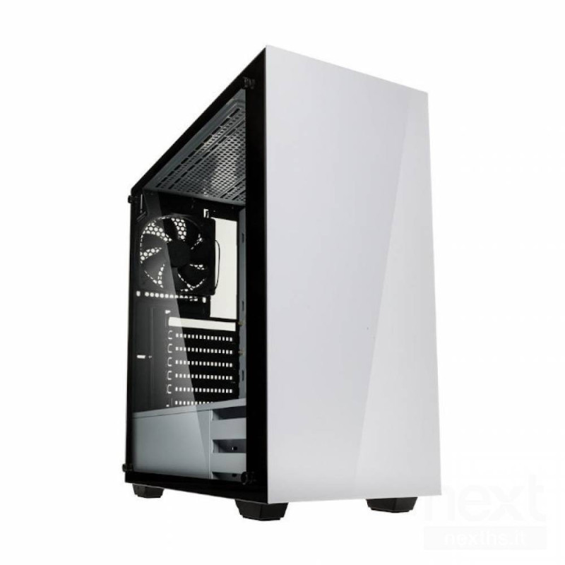 Kolink Stronghold White Midi Tower Bianco è un bcase/b elegante e funzionale, ideale per bgaming/b, con bpannello laterale in ve