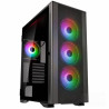 Kolink Stronghold Prism è un case Midi Tower con pannello in vetro temperato e illuminazione ARGB, ideale per gaming.