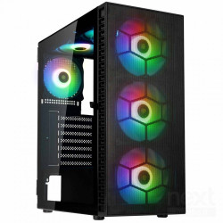 Kolink Observatory HF Mesh Black ARGB Case e' un middle tower, con supporto per mainboard fino a ATX.