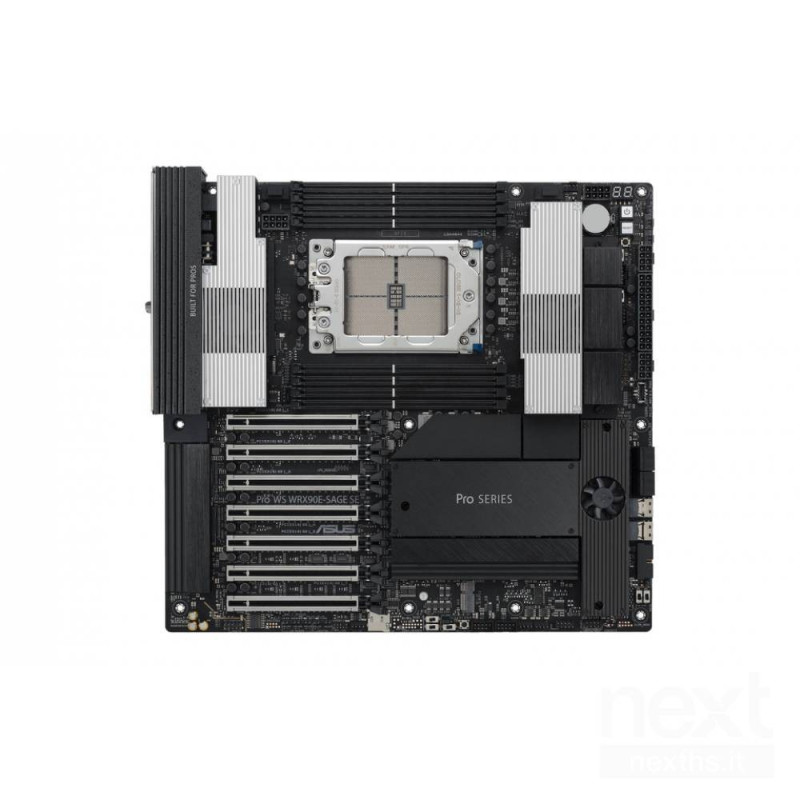 ASUS PRO WS WRX90E-SAGE SE è una bscheda madre workstation/b per bprocessori AMD Threadripper PRO 7000 WX-Series/b, con bsocket