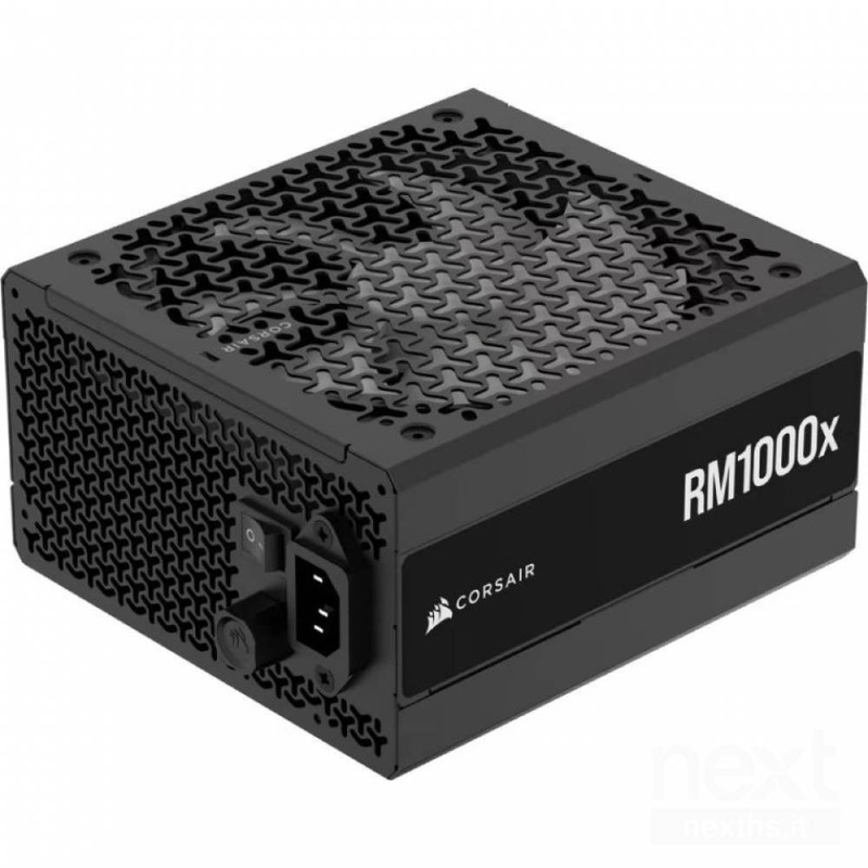 Corsair RM1000x 1000W è un alimentatore con potenza di 1000W e certificazione 80+ Gold. bPCIe 5.1 e nuovo connettore 12V-2x6/b p