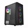 FSP Fortron M220 è un bMidi Tower ATX/b con pannello in vetro temperato, supporta schede madri ATX e M-ATX, ed è dotato di vento