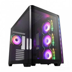 FSP M580-BA è una bMidi Tower ATX/b con pannello in vetro temperato, supporta schede madri ATX, M-ATX e Mini-ITX, ed è dotata di