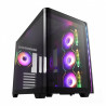 FSP M580-BA è una bMidi Tower ATX/b con pannello in vetro temperato, supporta schede madri ATX, M-ATX e Mini-ITX, ed è dotata di