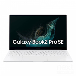 Samsung Galaxy Book2 Pro SE è un laptop professionale con Windows 11 Pro, 16GB RAM e SSD 512GB. Offre prestazioni elevate, multi