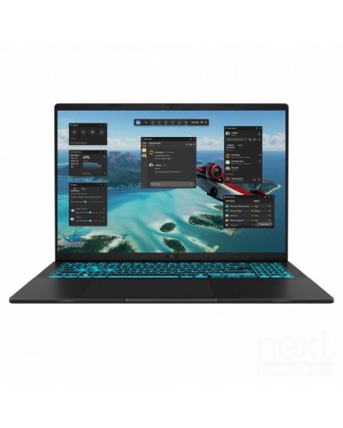 ASUS V16 ha un display da 16" a 144Hz, processore Intel Core 7, 16GB RAM, SSD da 1TB e scheda grafica bNVIDIA GeForce RTX 5060/b