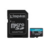 Kingston Technology Scheda microSDXC Canvas Go Plus Gen4 200MB s A2 U3 V30 da 128 GB + adattatore