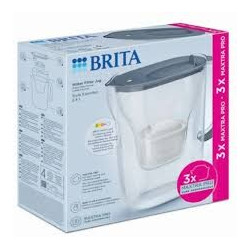 "BRITA JUG STYLE ESSENTIAL 2,4L BLUE-SOFT GREY + PACK 3 FILTERS MAXTRA PRO"