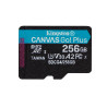 Kingston Technology Scheda microSDXC Canvas Go Plus Gen4 200MB s A2 U3 V30 da 256 GB + adattatore