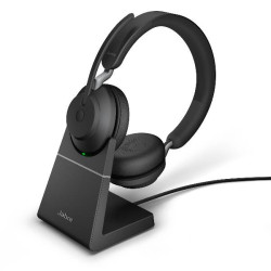 JABRA EVOLVE2 65 UC STEREO BLACK con base di ricarica (26599-989-989)