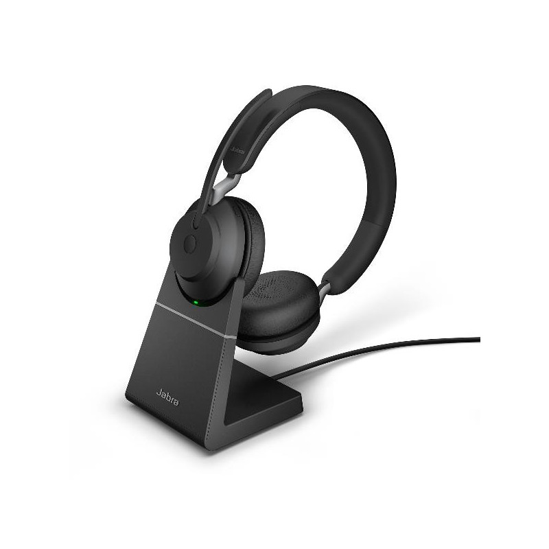JABRA EVOLVE2 65 UC STEREO BLACK con base di ricarica (26599-989-989)