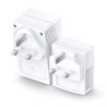 TP-Link TL-WPA4220 KIT 600 Mbit s Collegamento ethernet LAN Wi-Fi Bianco 2 pz