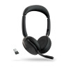 Jabra Evolve2 65 Flex Auricolare Con cavo e senza cavo A Padiglione Ufficio Bluetooth Nero