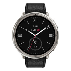 Amazfit Active 2 Round Premium secondo cinturino rosso in silicone Vetro zaffiro con display AMOLED Pagamento contactless