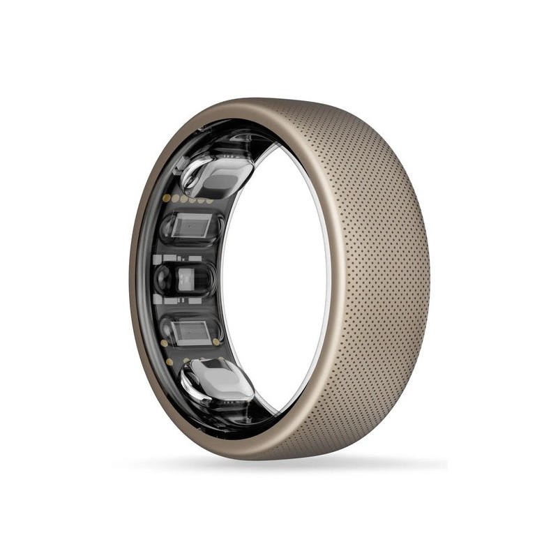 Amazfit Helio Ring Anello intelligente con activity tracker Titanio, taglia 8